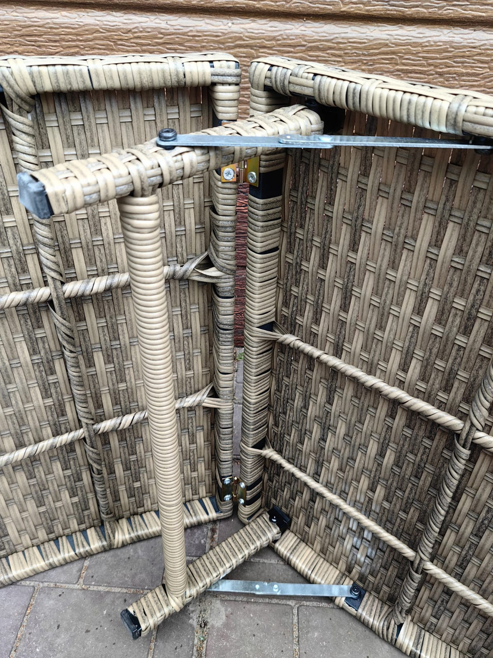 Шезлонг складной из искусственного ротанга Ливерпуль цвет Greige