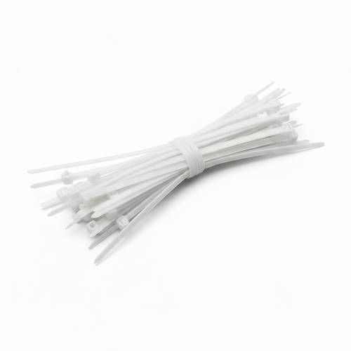 3х200 (2,5х200) Хомут-стяжка НЕЙЛОН белый (100 шт)