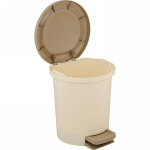 Контейнер для мусора с педалью 6л «Vogue» кофейный