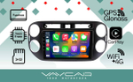 Магнитола для Volkswagen Tiguan 2011-2016 (рамка черная, прямоуг. кнопка) - Vaycar VA81-0489 на Android 13, 8-ядер, 4G SIM-слот