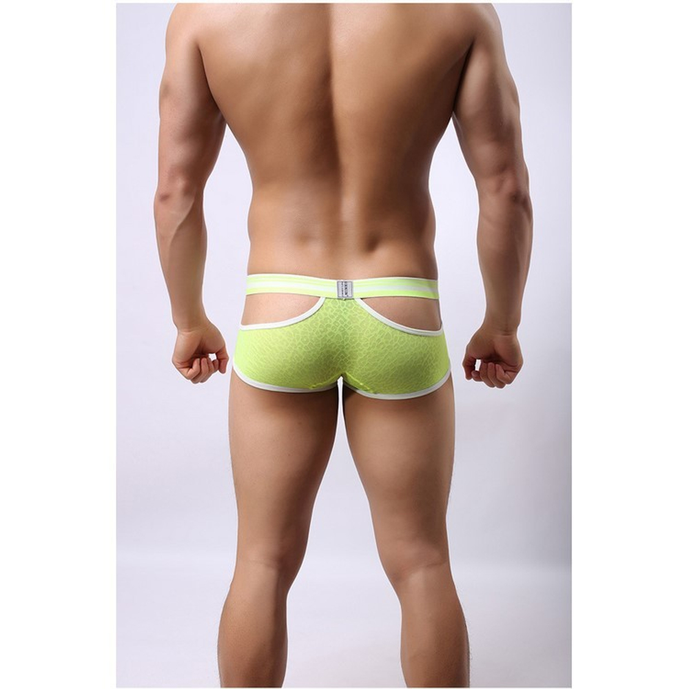 Мужские трусы боксеры салатовые Cockon X Lace Boxer Salat 863