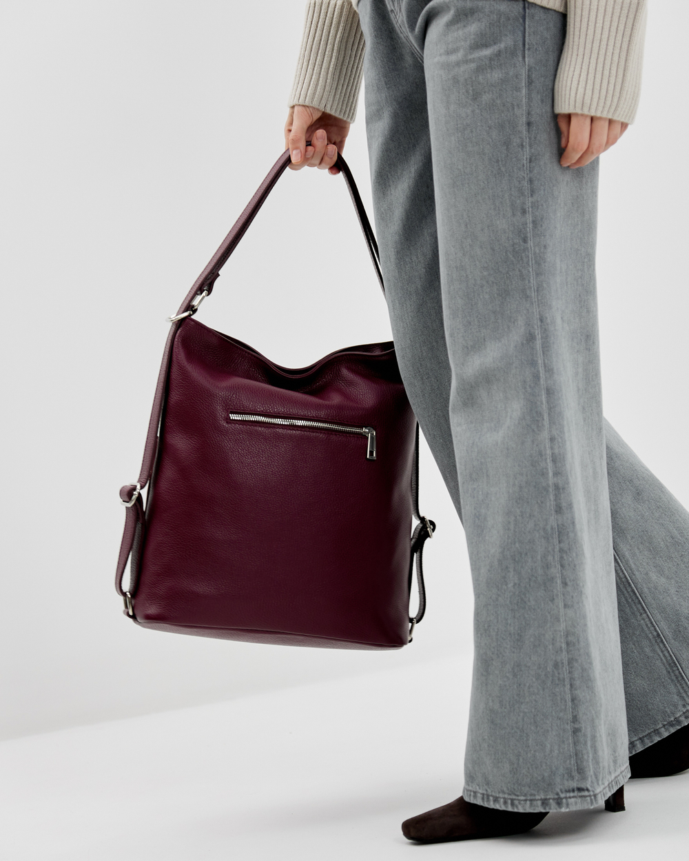 Сумка-рюкзак 578 15 бордовый