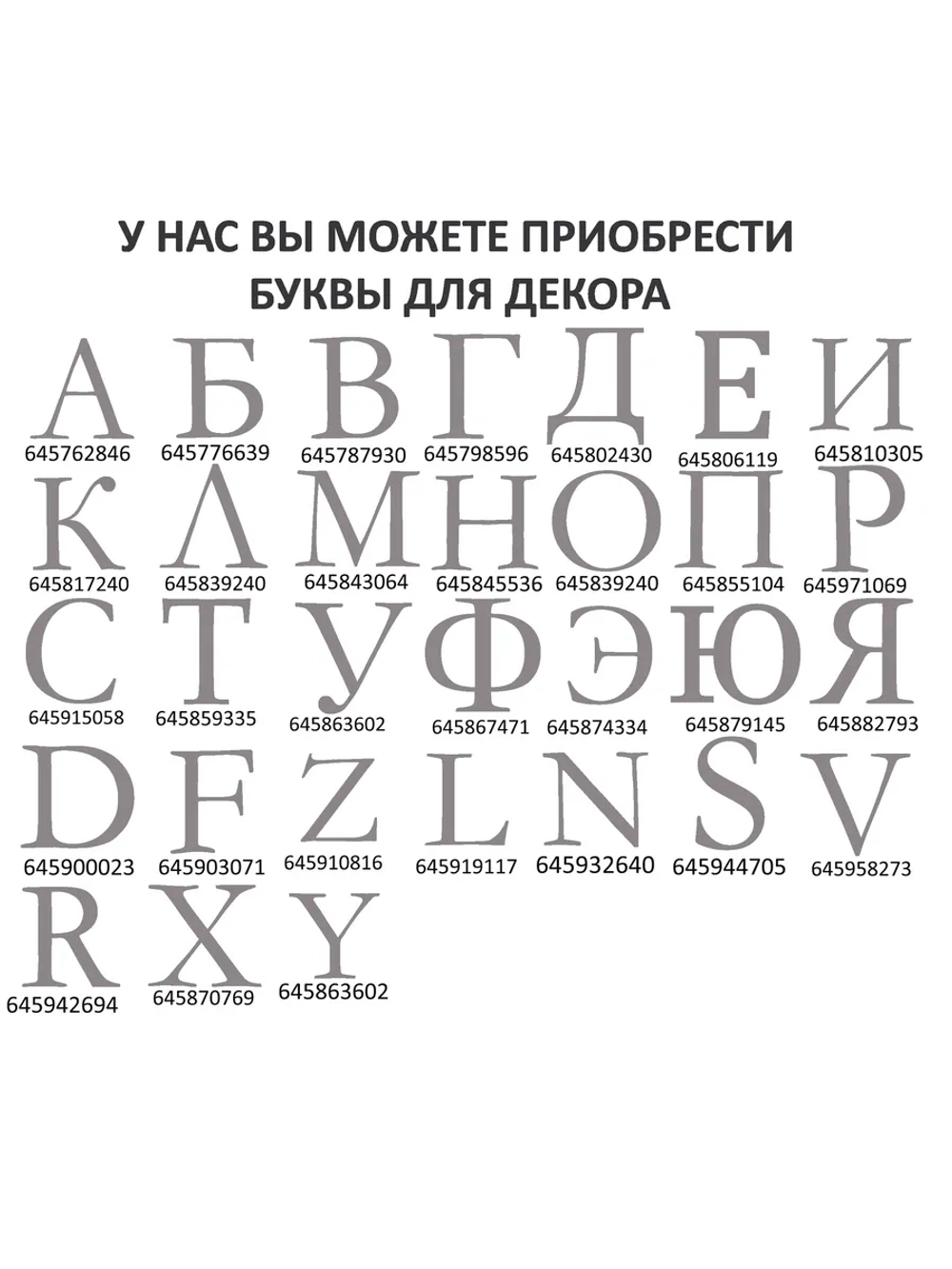 Наклейки свадебные на бокалы цифры инициалы "Л"