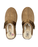 GOLDENSTAR CLOG PLATFORM Chestnut