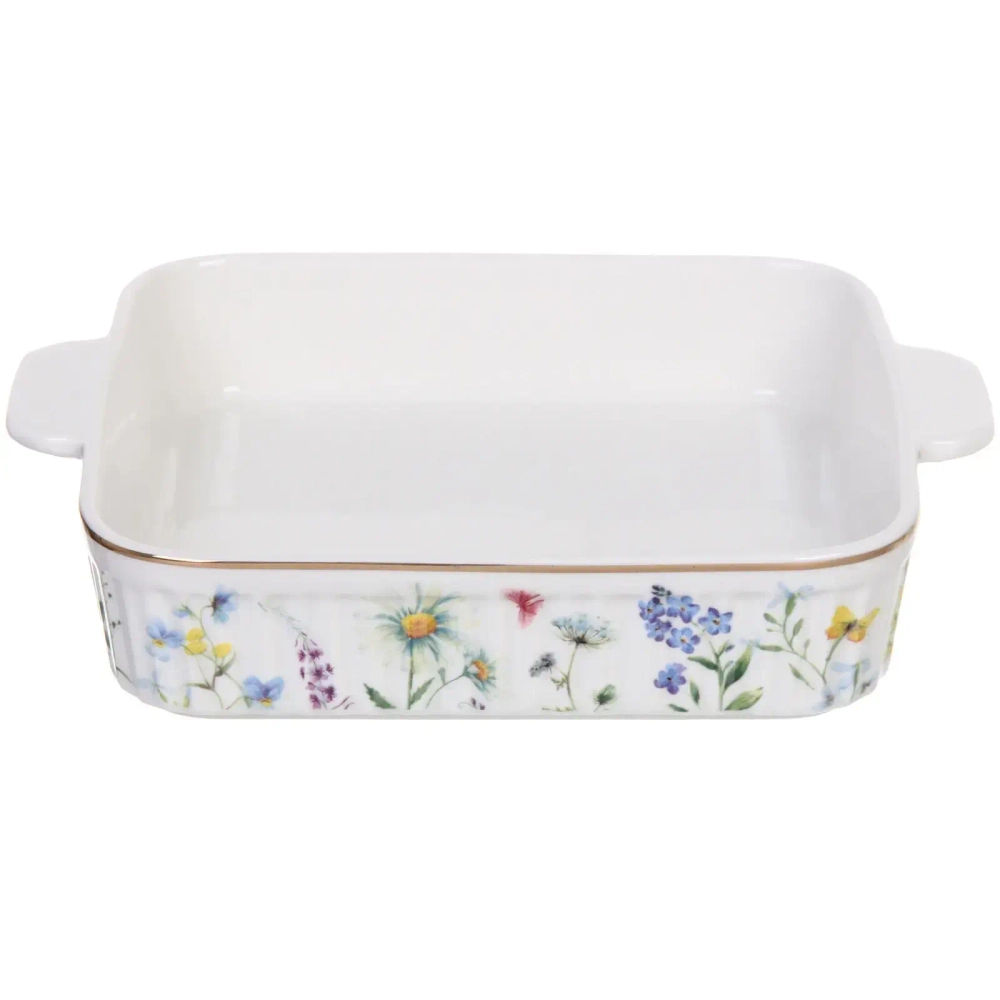 Форма керамическая для запекания «Альпийский луг» 1,5л 20,5*17*4,5см