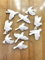 панно на стену декоративное гипсовое Птицы