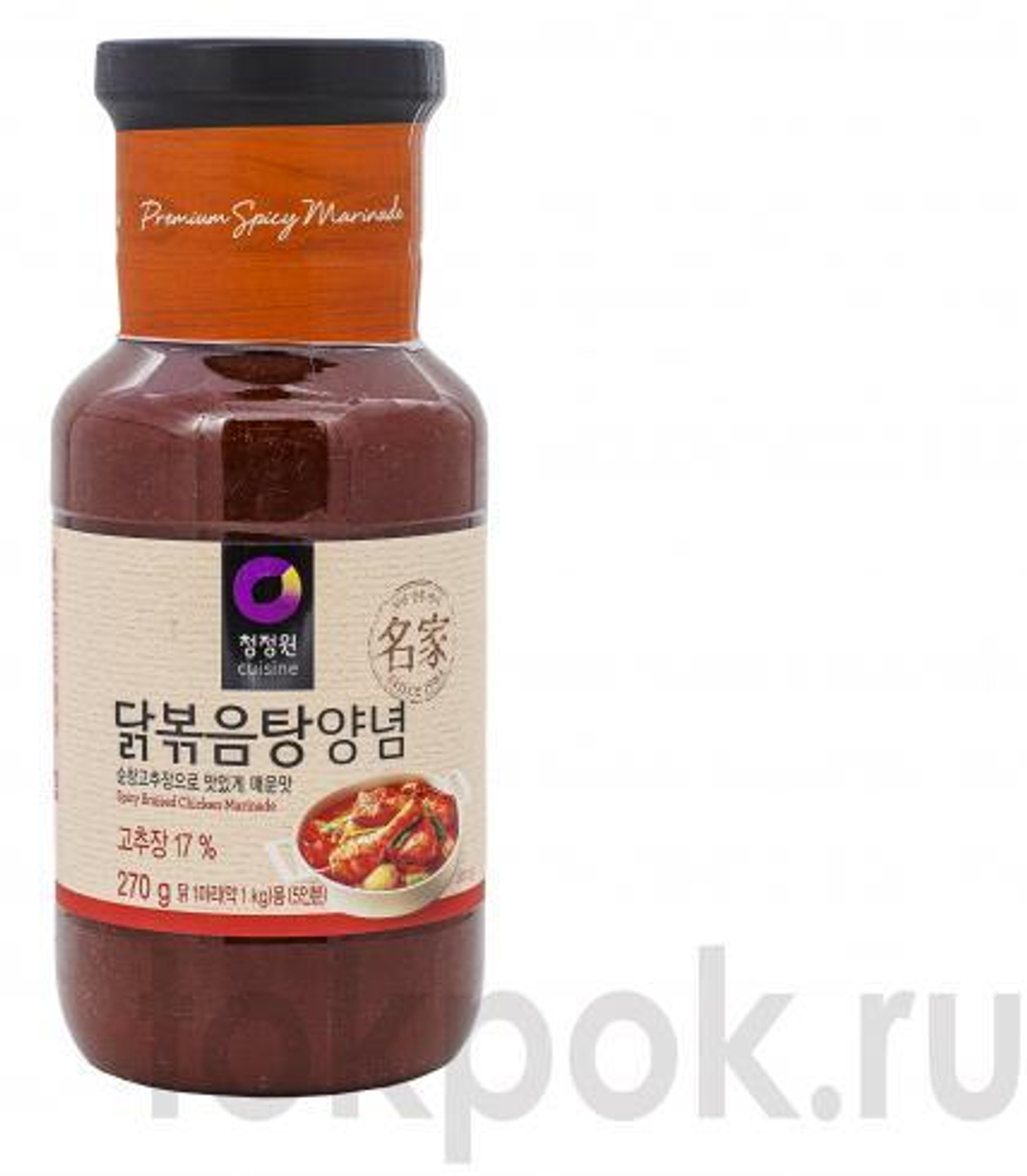 Маринад для курицы, острый "Spicy Braised Chicken Marinade" Daesang  270г