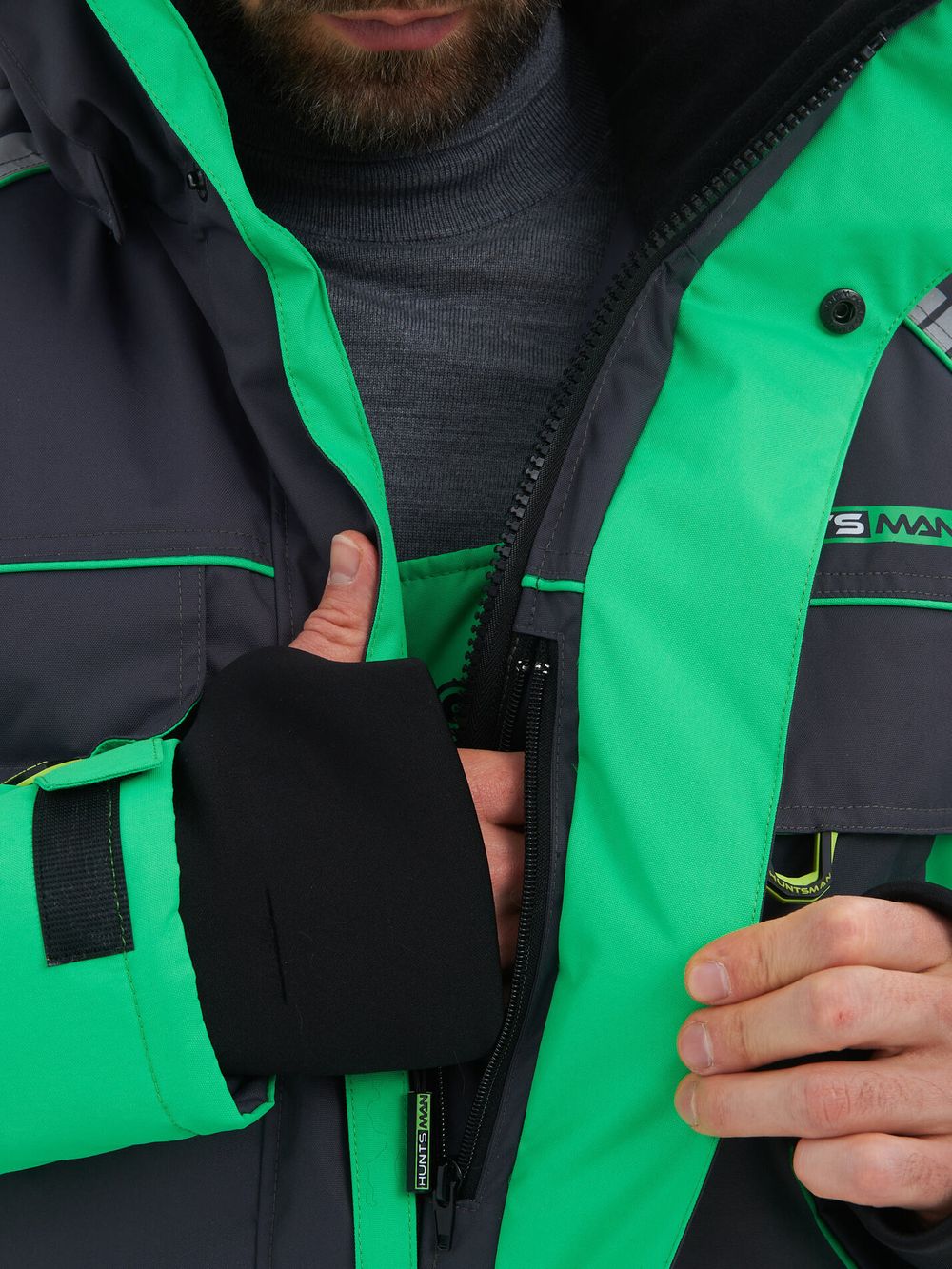 Костюм зимний Yakutia ткань Galaxy Breathable цвет Тёмно-серый