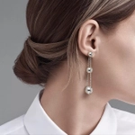 Серьги из серебра 925, Tiffany 💠 тройные капли 💦