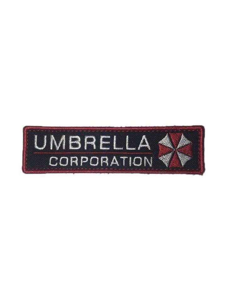 Патч нашивка Umbrella Corporation (Амбрелла) красный кант