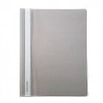 Папка скоросшиватель inФОРМАТ А4 серый пластик 180 мкм карман д/маркир.этикет.