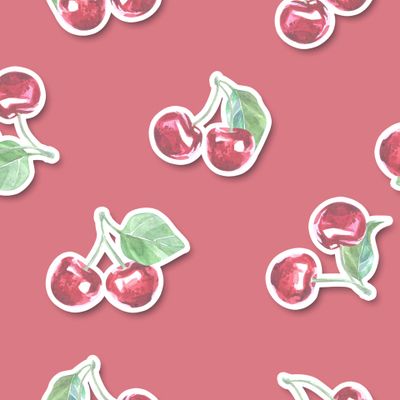 Акварель. Вишни