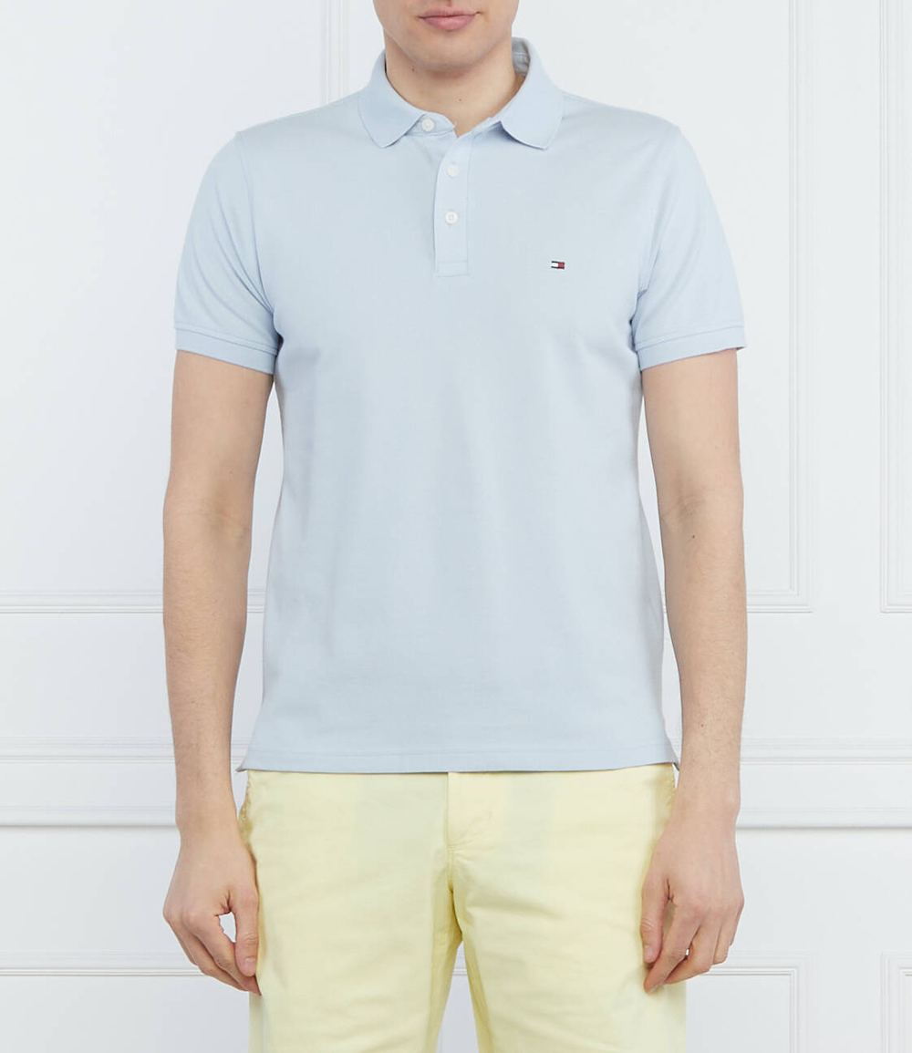 Поло 1985 Tommy Hilfiger - голубой(MW0MW17771)