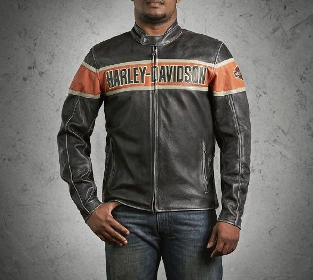 Мужская кожаная куртка Harley-Davidson® Victory Lane Leather Jacket