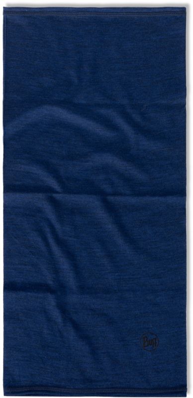 Тонкий шерстяной шарф-труба Buff Merino Lightweight Solid Cobalt Фото 4