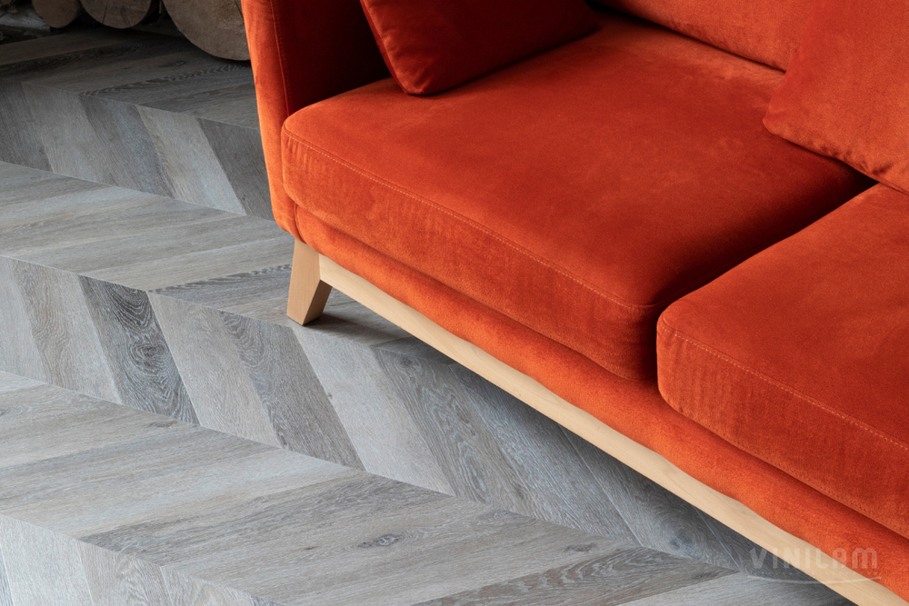 Виниловый ламинат VINILAM PARQUET CHEVRON RI444515CL4 Шеврон Легран (1,58)