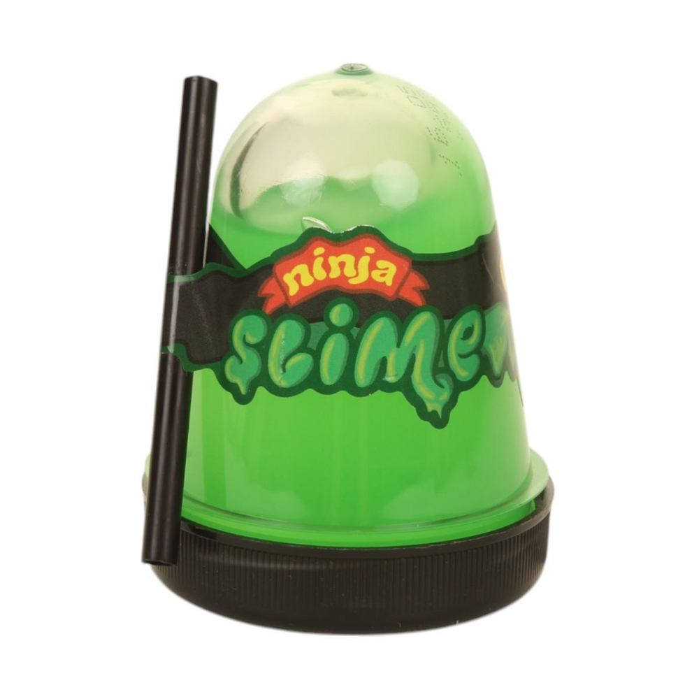 Лизун "Slime "Ninja" светится в темноте, зеленый, 130 г.