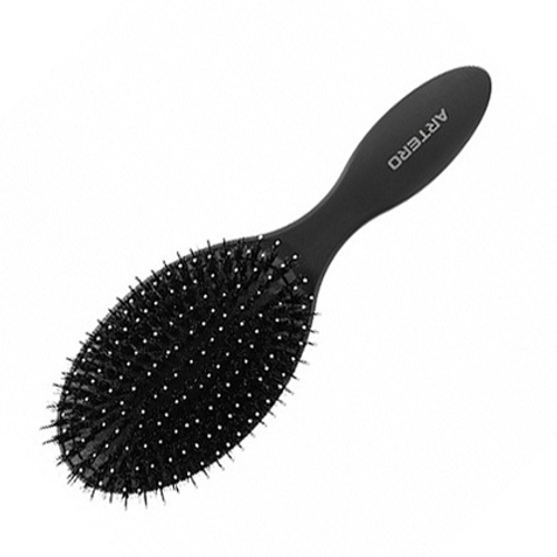 Щетка массажная для блеска волос нейлон+щетина кабана Artero K607