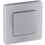 Выключатель 1-клавишный 10А 250В алюминий Inspiria Legrand