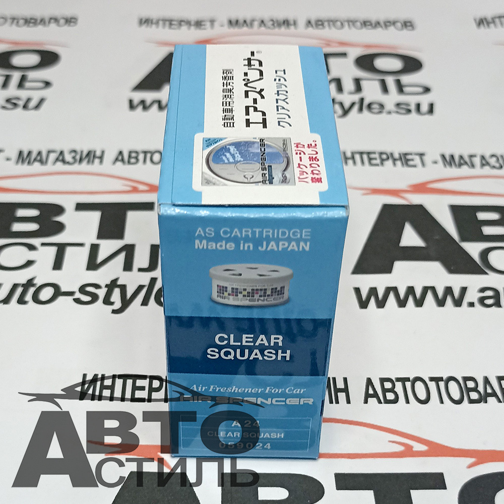 Ароматизатор в банке EIKOSHA" меловой Spirit refill - А-024 CLEAR SQUASH/кристальная свежесть