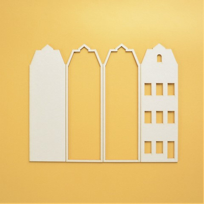 Заготовка для мастер-класса "Город Детства", Домик 3