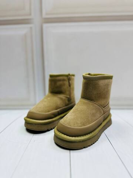 Зимние замшевые угги на малышей Buba Fox