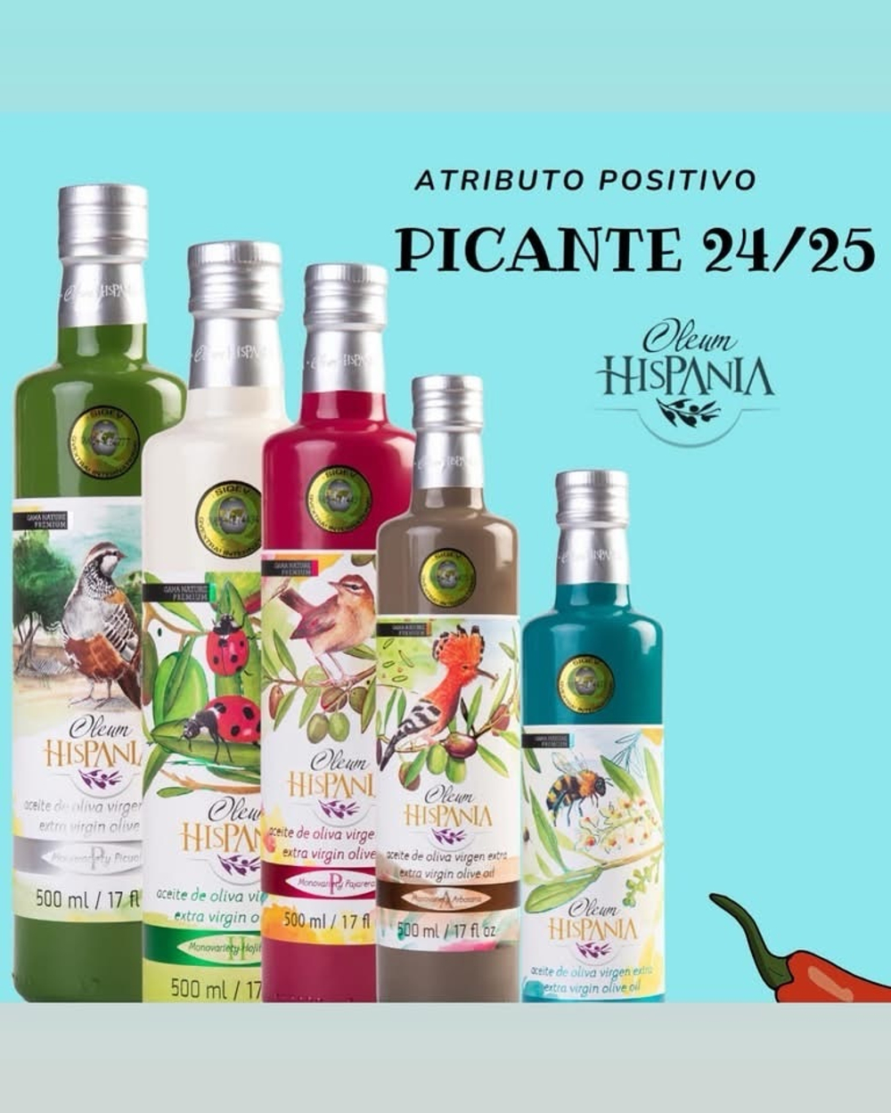 Оливковое нерафинированное Hispania PICUAL 0,5л, Испания