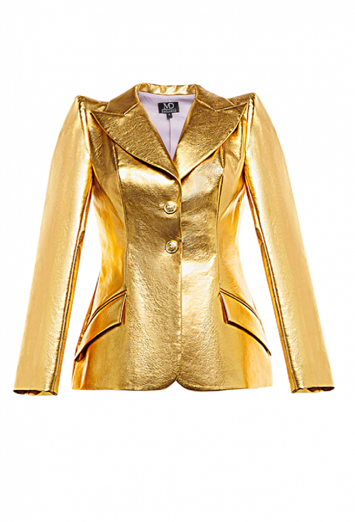 Пиджак однобортный, золото 31-01-24 SS