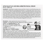 APLB, крем для лица с салициловой кислотой БГК и арбутином, 55 мл (1,86 жидк. унции)