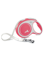 Поводок-рулетка Flexi New Comfort L. Лента 8 м. для собак до 50 кг. Красный