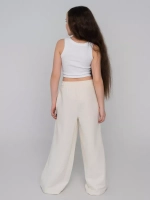 Брюки трубы детские осенние