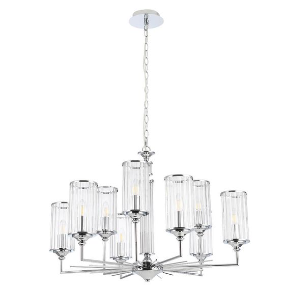 Подвесная люстра Crystal Lux Gloria SP9 Chrome