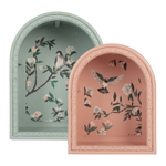 Набор из 2-х полок "Птицы" 30x16x40см / 24x14x30см