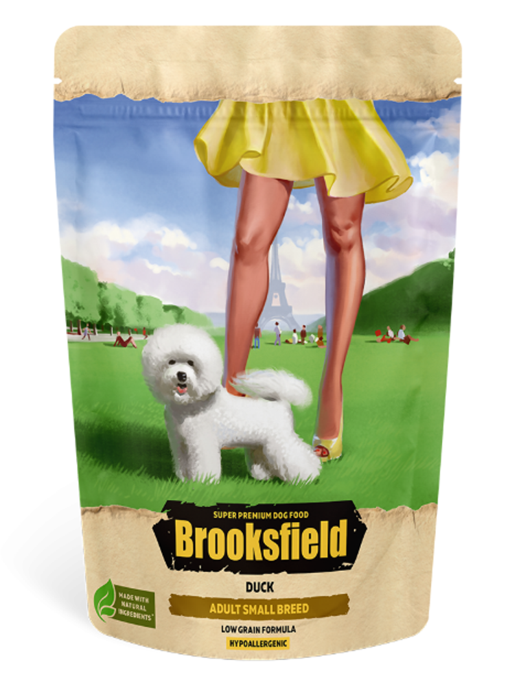 BROOKSFIELD Adult Dog Small Breed Сухой корм для взрослых собак мелких пород 0,7кг Утка/рис ПРОМО1+1 BROOKSFIELD Adult Dog Small Breed Сухой корм для взрослых собак мелких пород 0,7кг Утка/рис ПРОМО1+1