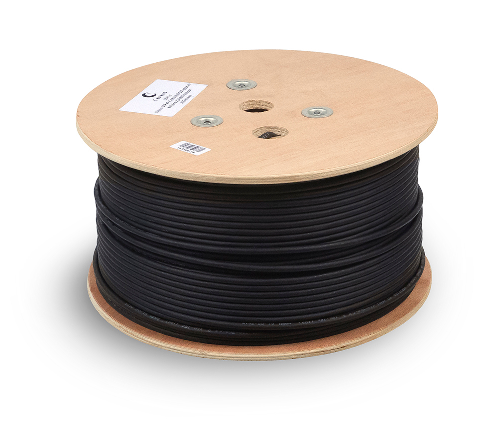 Кабель витая пара U/UTP 5e кат. 4 пары Cabeus UTP-4P-Cat.5e-SOLID-OUT-PE-UV
