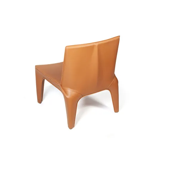 Лаунж-кресло Bocca, коричневая экокожа