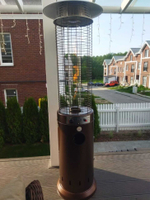 Уличный газовый обогреватель WWT 13D pro Brown mini 1.87 м + Чехол