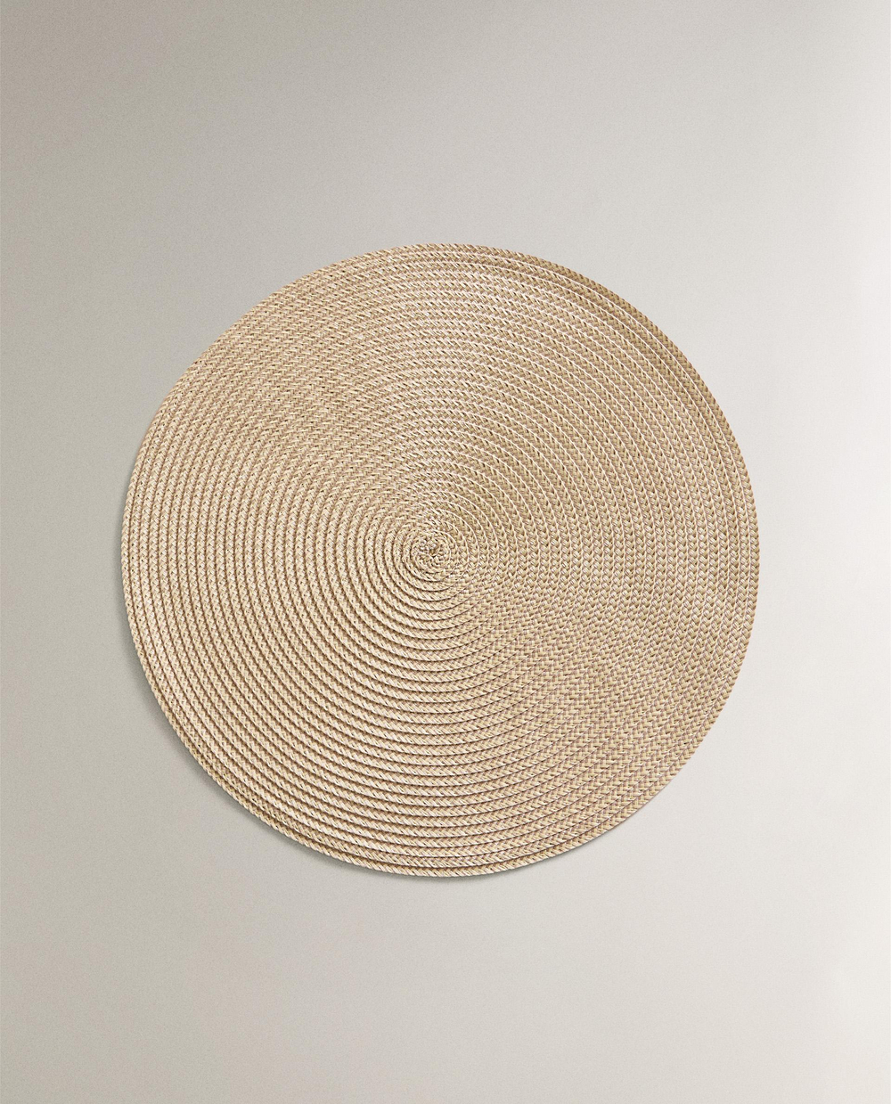 Zara Home сервировочная салфетка из льна, диаметр 38 см (комплект 2 шт.)
