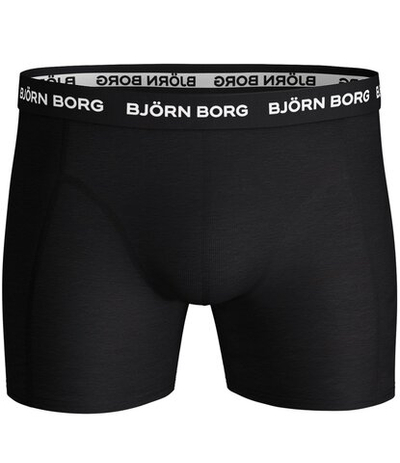 Мужские спортивные боксеры Björn Borg Shorts Solid 5P - blacker