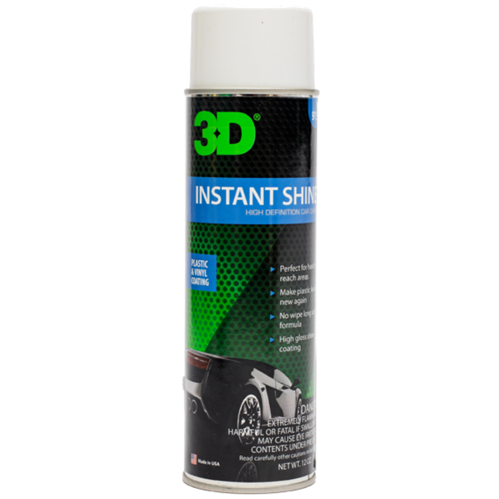 3D Аэрозоль для придания блеска пластика, полимерное покрытие Instant Shine 12oz 3Dcan  0,34л , 915