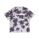 A Bathing Ape Destroyed Bleach Logo Relaxed Fit Tee серый