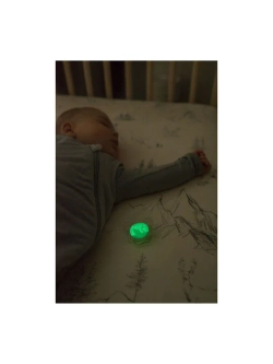 Ортодонтическая соска пустышка для новорожденных Dr. Brown's PreVent ночная с колпачком 2 шт