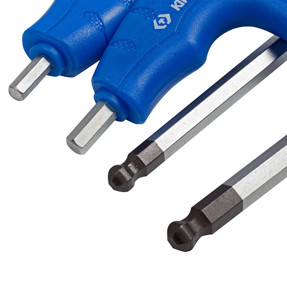 KING TONY (22106MR) Набор Г-образных шестигранников 3-8 мм, с шаровым окончанием, 6 предметов