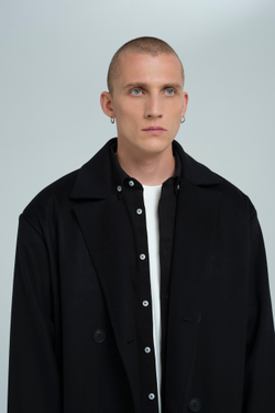 Пальто из шерсти и кашемира | black