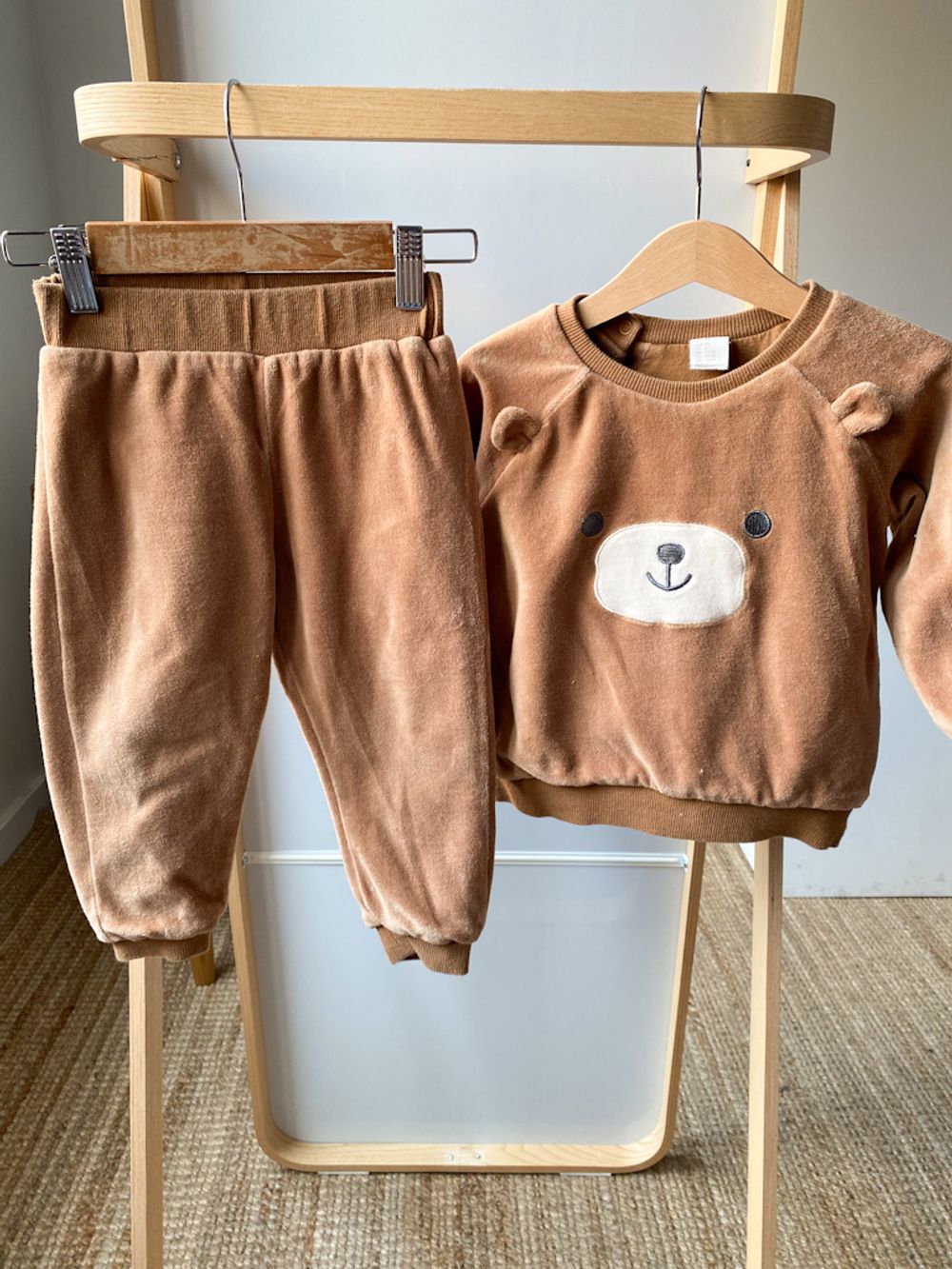 Велюровый костюм H&M, 92