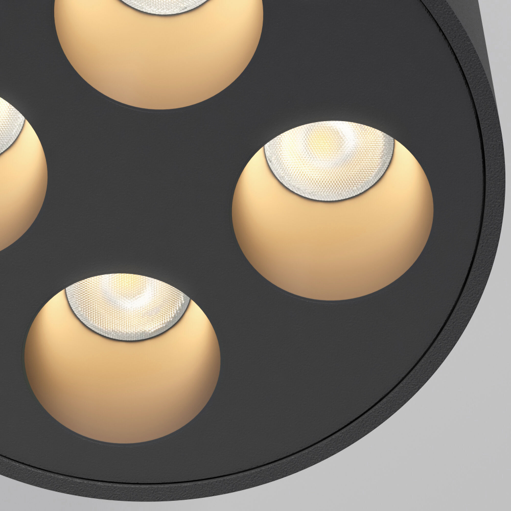 Накладной светодиодный светильник Elektrostandard Points 7W 3000K 25111/LED черный