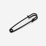 Булавка декоративная "Черная", 50мм, сталь