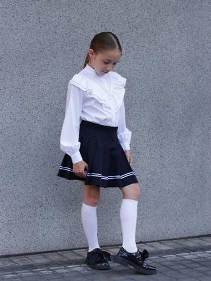 Юбка из джерси в складку "Теннисная"