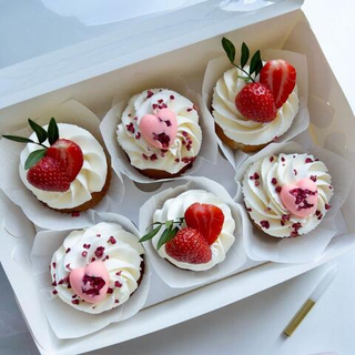 Капкейки 6 шт White Edition