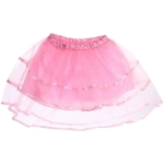 Карнавальный костюм «Волшебная сказка» (юбка, крылья, волшебная палочка, ободок), Розовый